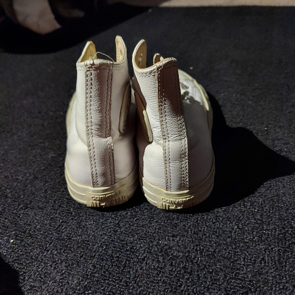 White Converses - Picture 4 of 5